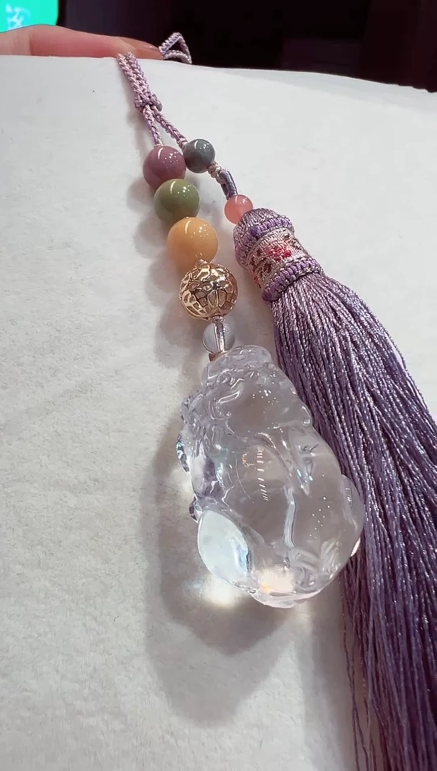 【闪购商品】水晶车挂未镶嵌水晶车挂