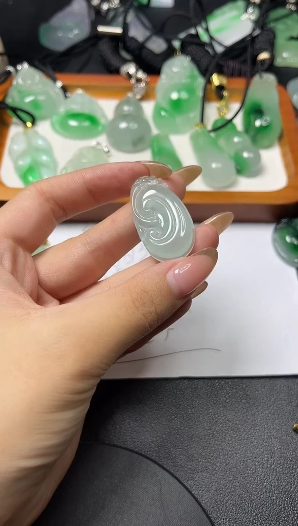颈饰未镶嵌翡翠所见即所得   一图一物