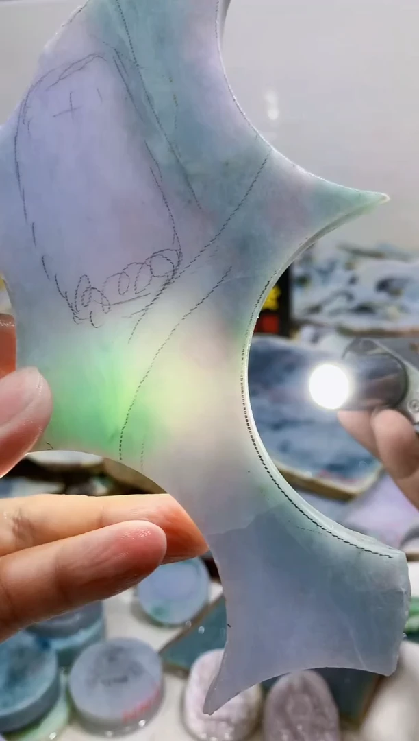 裸石翡翠0蒙0翡翠珠宝842