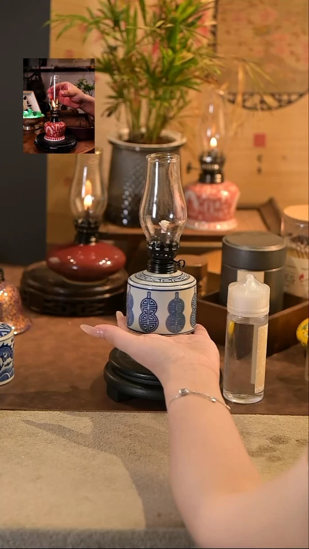 景德镇陶瓷香薰灯摆件