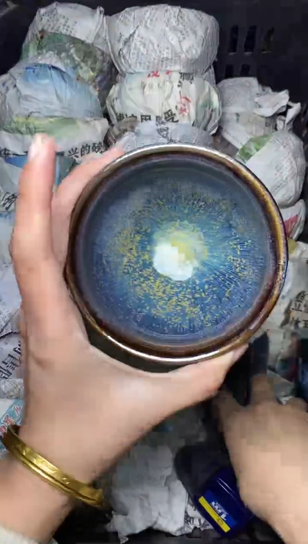 【闪购商品】茶盏踏雪寻梅 盏三疯建盏茶器