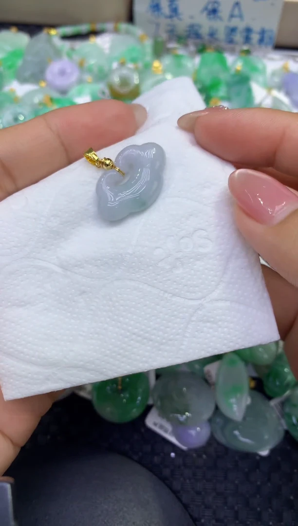 颈饰未镶嵌翡翠天然缅甸A货翡翠