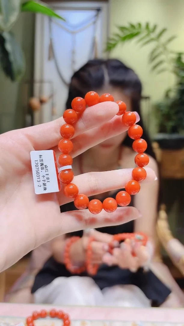 南红玛瑙手串未镶嵌南红手串T0313-2多样性发货