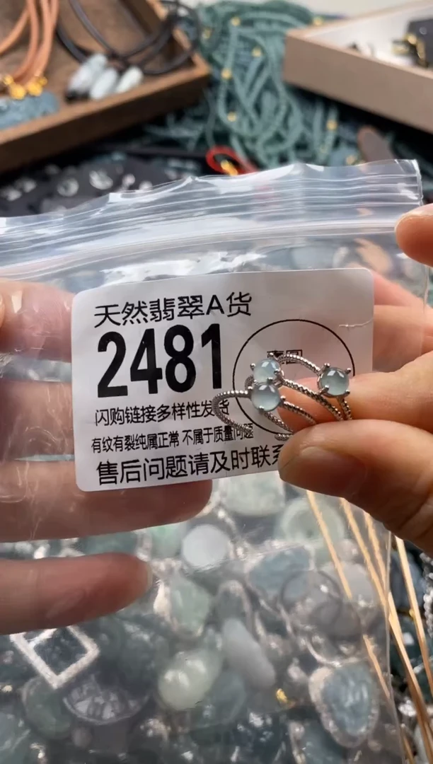 【闪购商品】翡翠颈饰未镶嵌多样性发其一2481