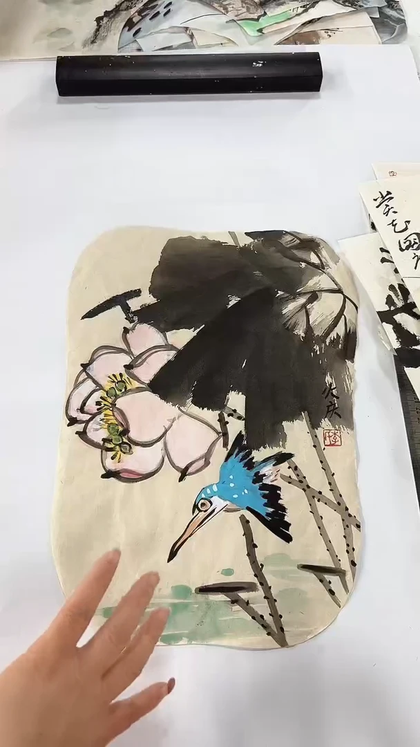 国画直播福利/国画/花鸟