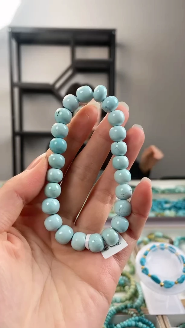 【闪购商品】绿松石珠宝奇石未镶嵌10+mm