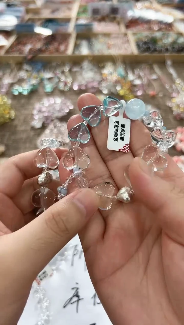 未镶嵌手链水晶蓝拓