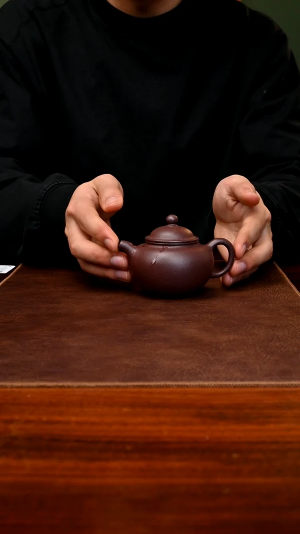 【闪购商品】紫砂茶壶底槽青神珠160cc