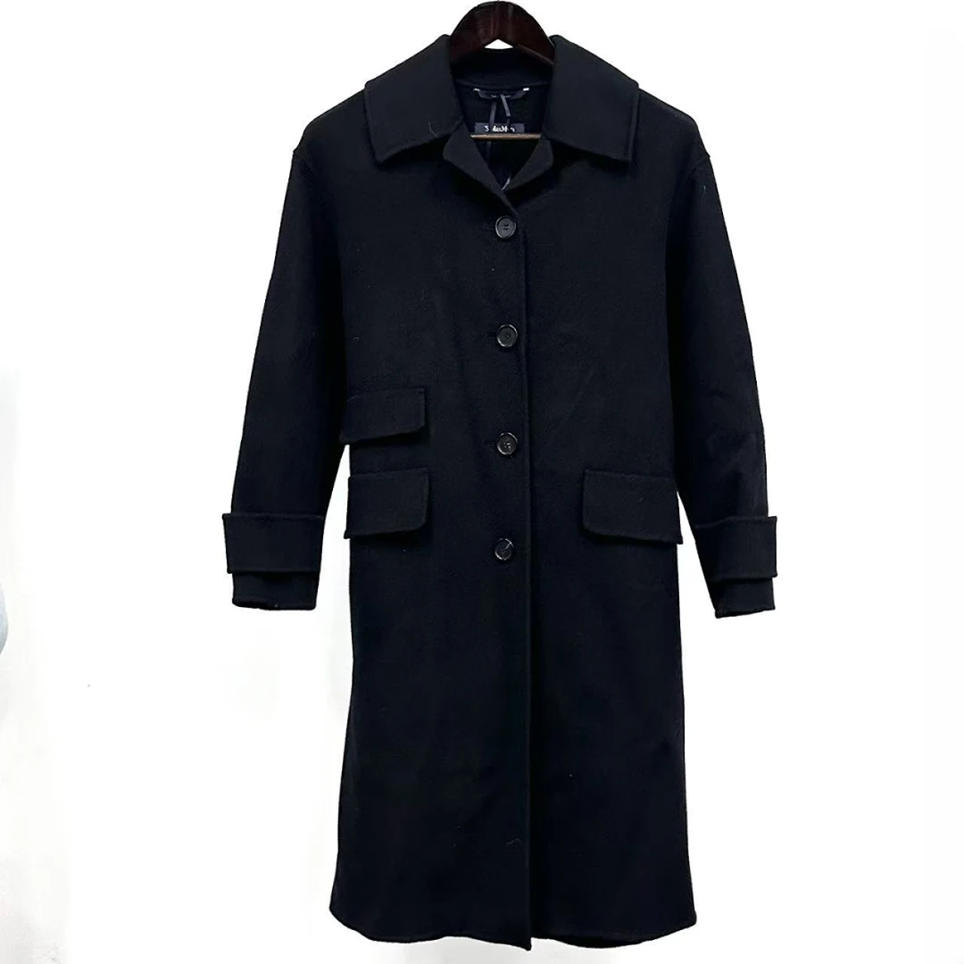 99新 MaxMara 有奢友得严选丨黑色大衣xs码 00468