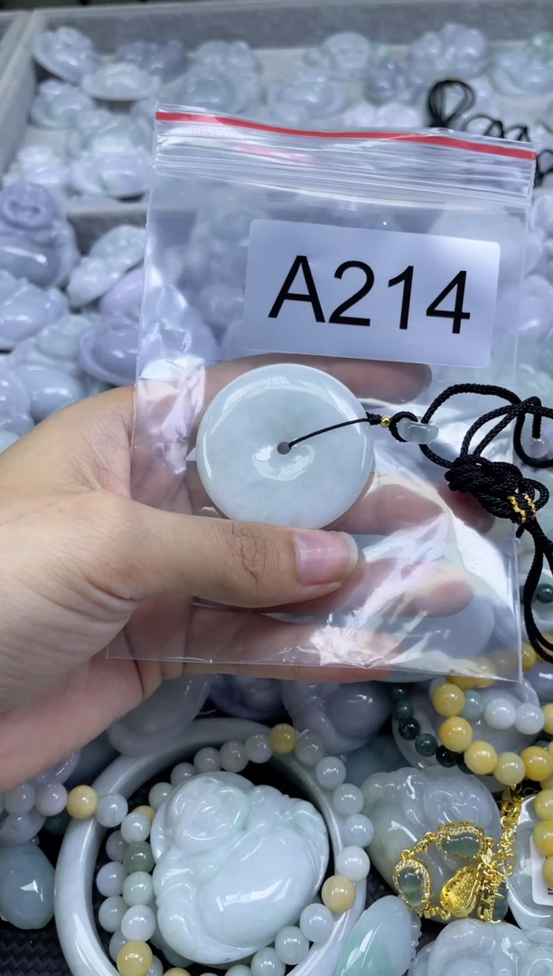 颈饰未镶嵌翡翠a214