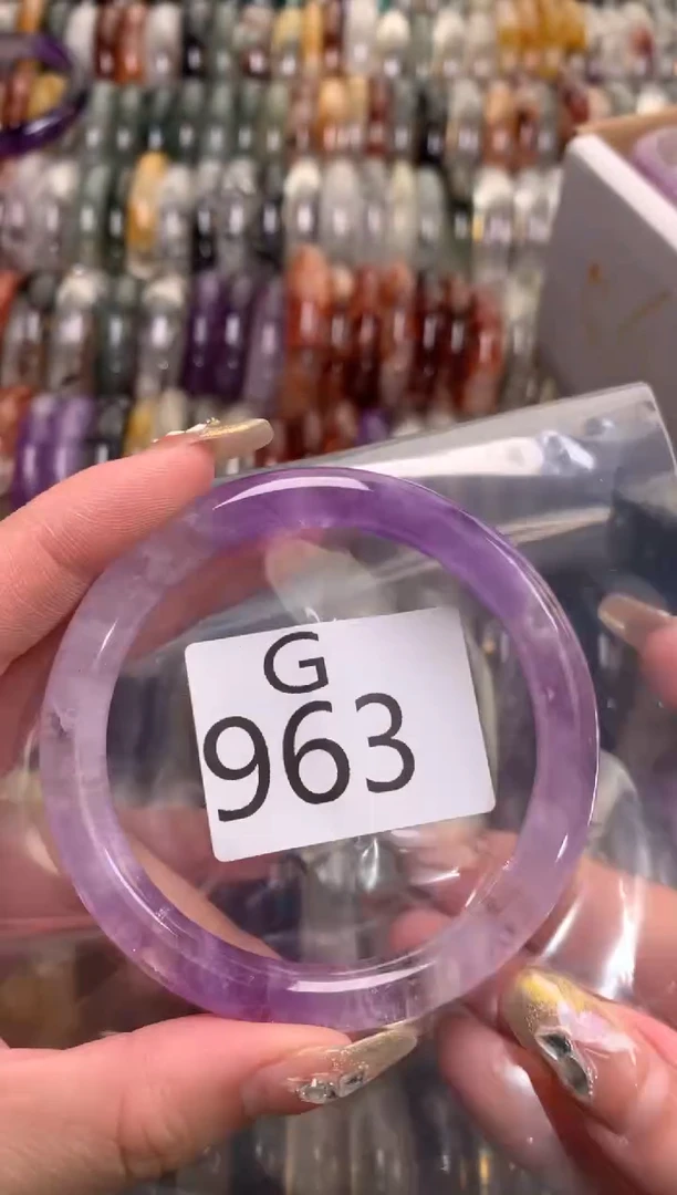 【闪购商品】紫晶水晶手镯未镶嵌963-59