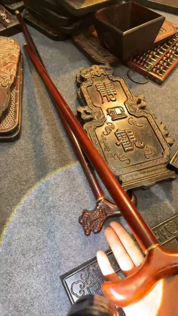 非洲紫檀（红花梨）拐杖