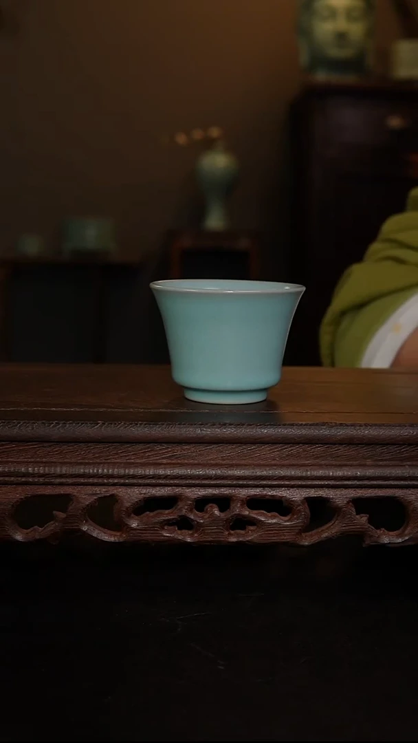 摆件仿古手工马蹄杯