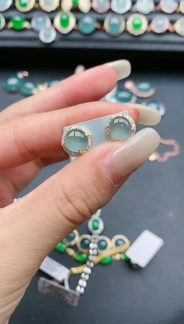 翡翠戒指银S925镶嵌11111