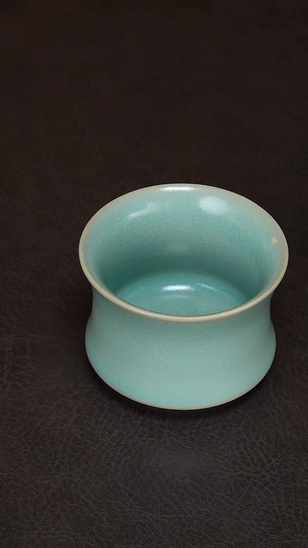 冰花束腰马蹄杯-精品