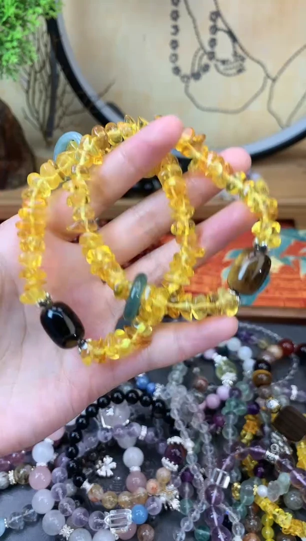 【闪购商品】琥珀手饰未镶嵌245手串