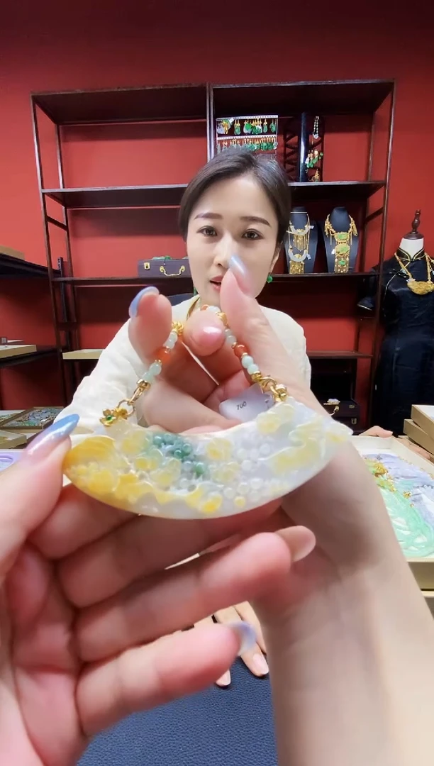 颈饰未镶嵌翡翠翡翠吊坠