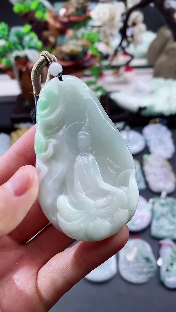 颈饰未镶嵌翡翠天然缅甸A货翡翠