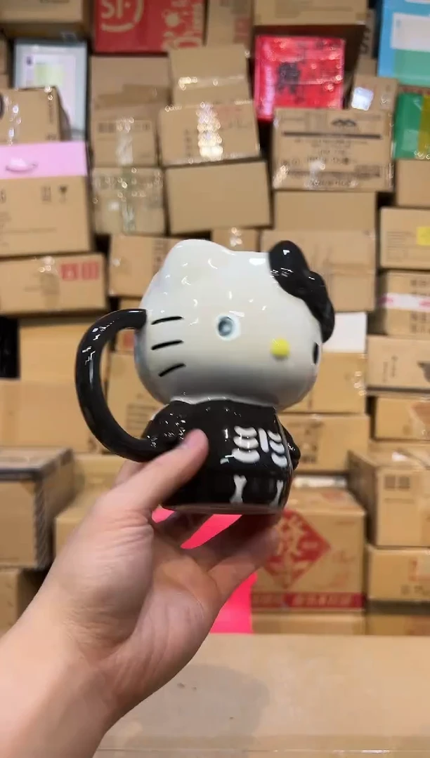【闪购商品】杯陶瓷灰色kt全身杯