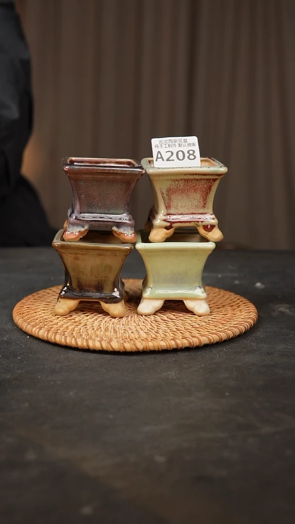 【闪购商品】瓷片景德镇手工花盆