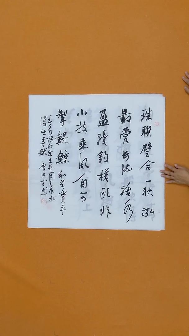 书法唐明全 云南理S 68*68