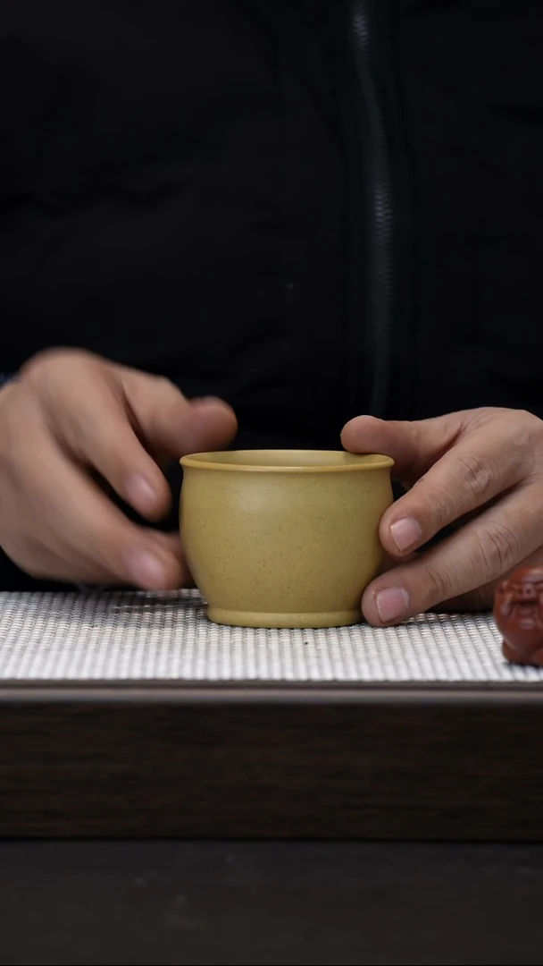 【闪购商品】紫砂茶壶主人杯 黄金段