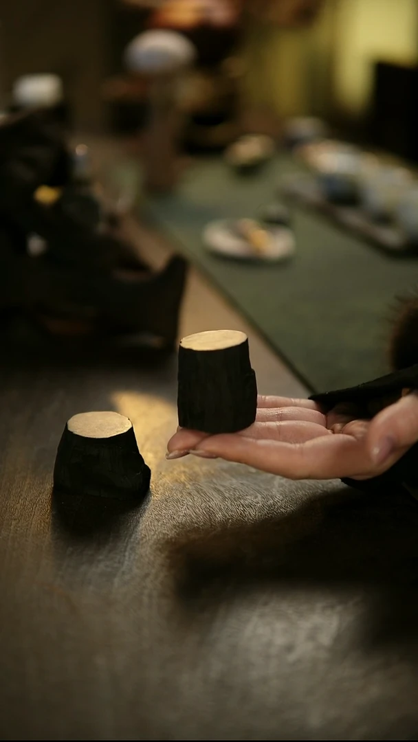 阿眠    瘦马木胎大漆盖置