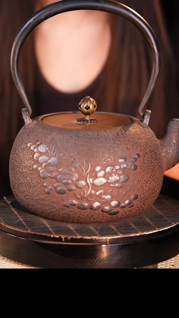 砂铁手工壶日本回流壶-红32