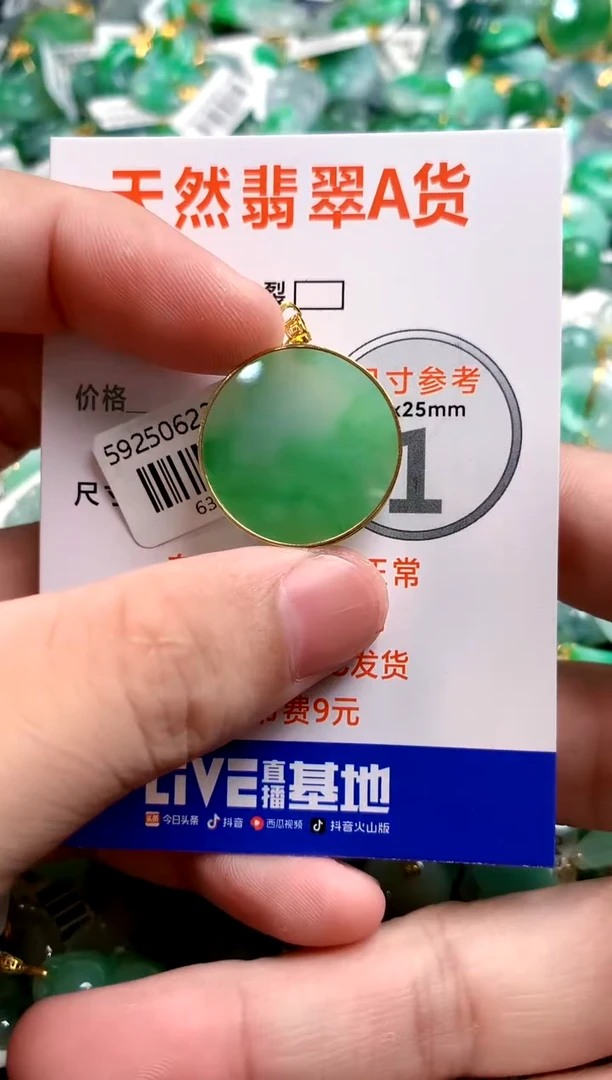 颈饰18K金镶嵌翡翠1070383311