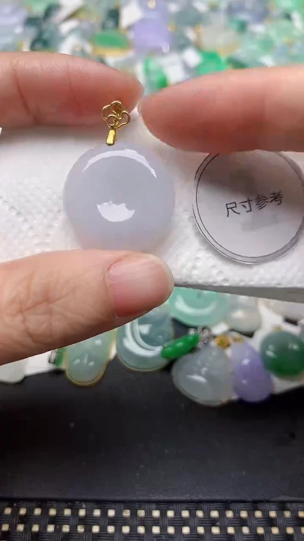 颈饰未镶嵌翡翠天然缅甸A货翡翠