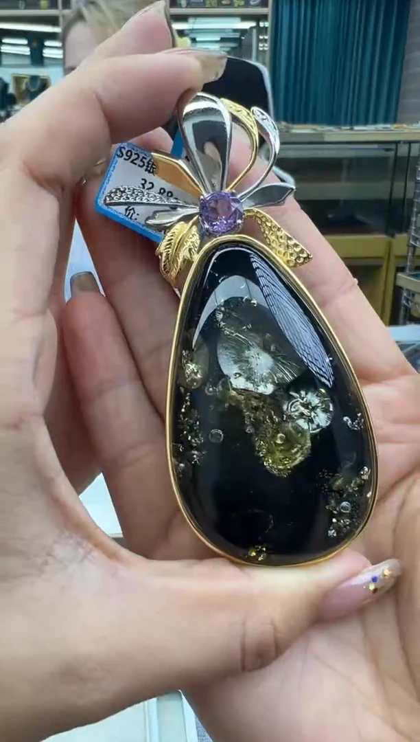 未镶嵌颈饰琥珀422秒拍号