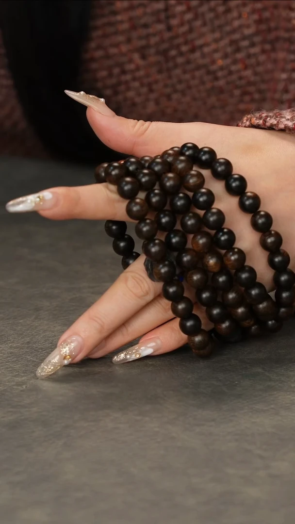 【闪购商品】沉香手串富国岛W年雷击瘤疤玉化料1.0*108颗