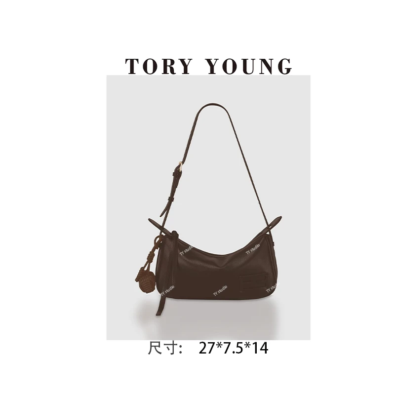 【TY】GQ-8371-咖啡 轻奢高级韩版单肩潮流时尚简约女包