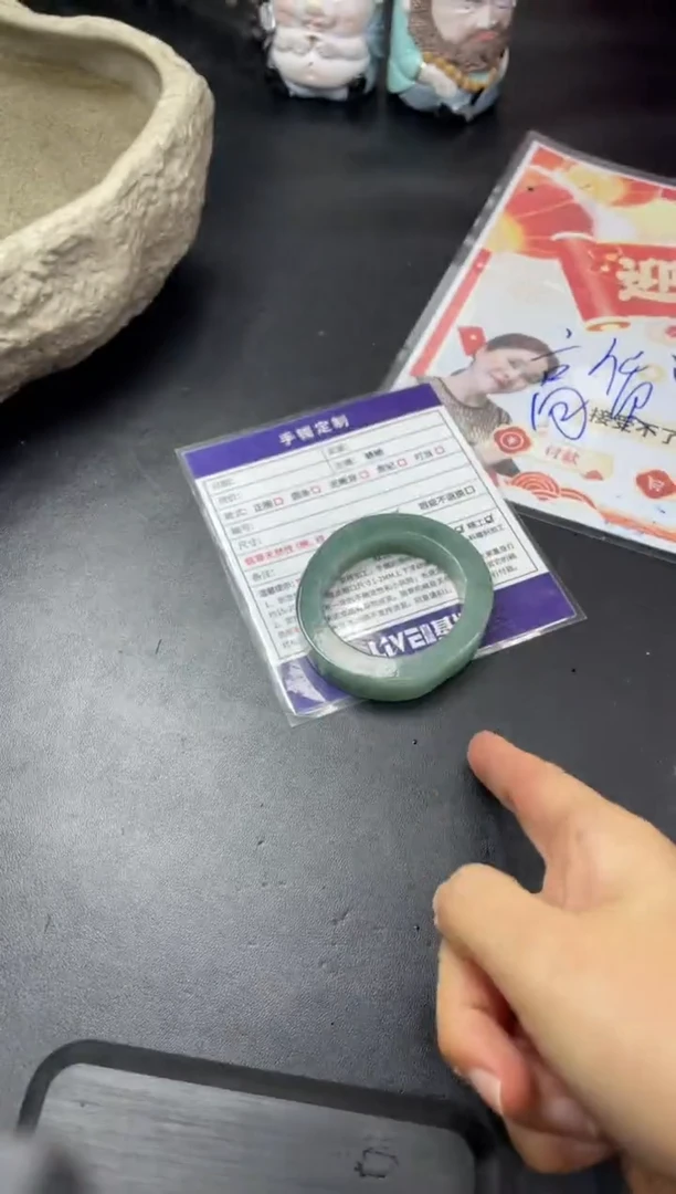 【闪购商品】定制翡翠手镯未镶嵌正圈WHA/30DZS
