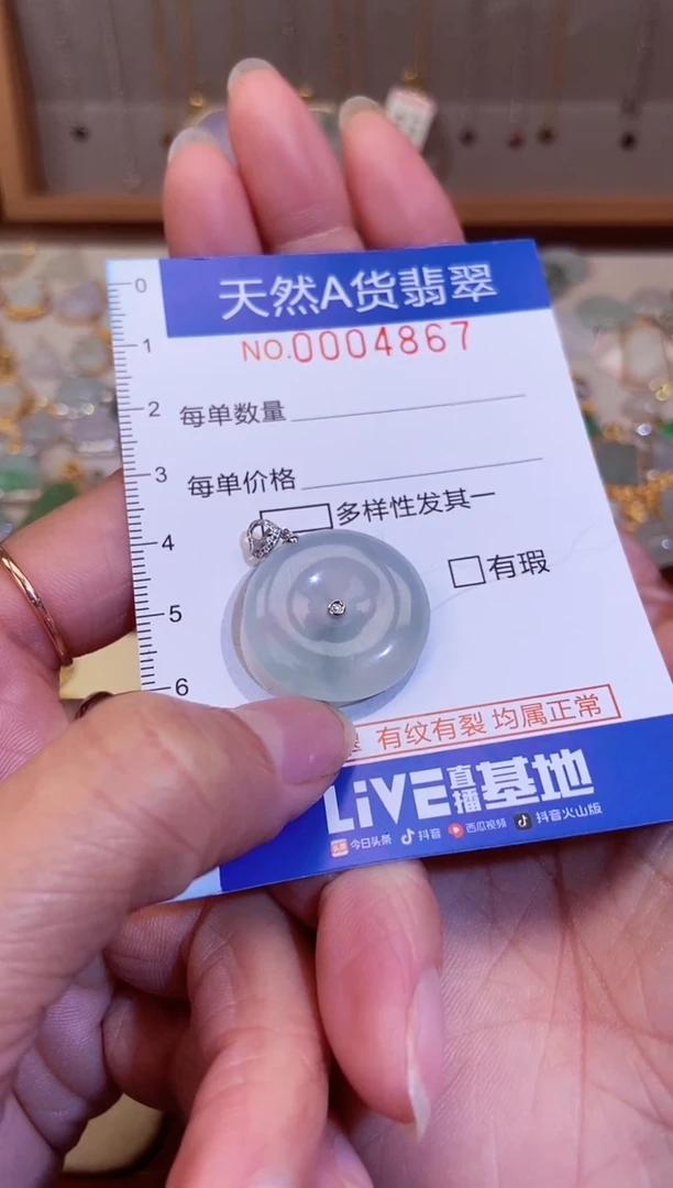 【闪购商品】翡翠颈饰18K金镶嵌11111111