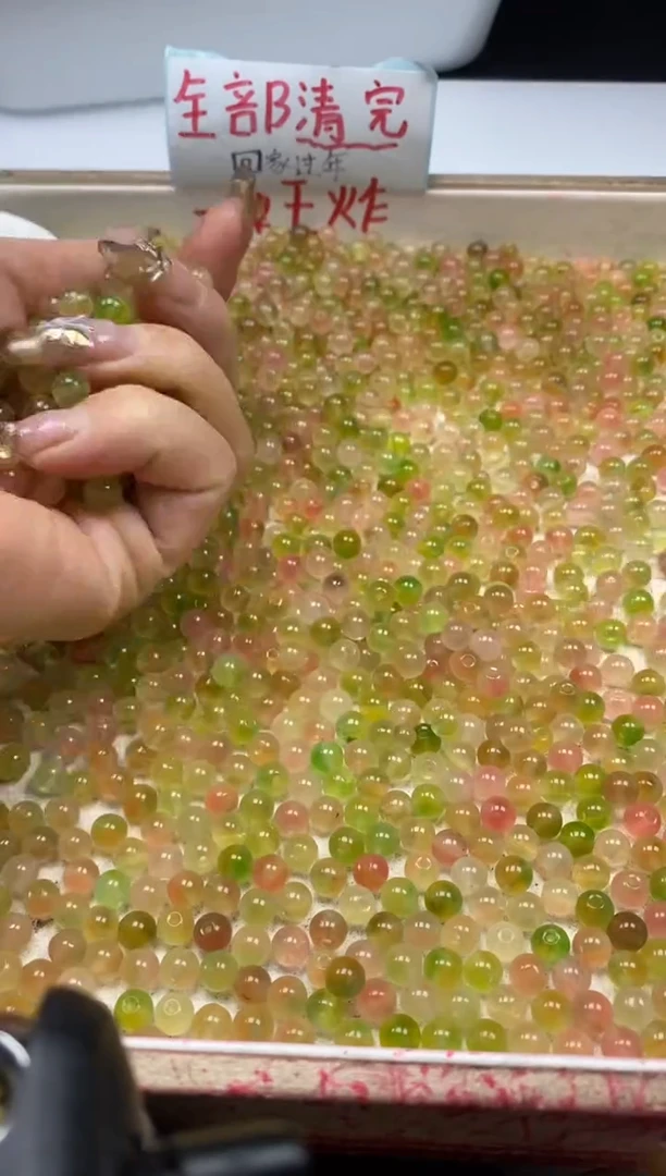 【闪购商品】玛瑙/玉髓颈饰未镶嵌w26水蜜桃盐源6mm*50颗