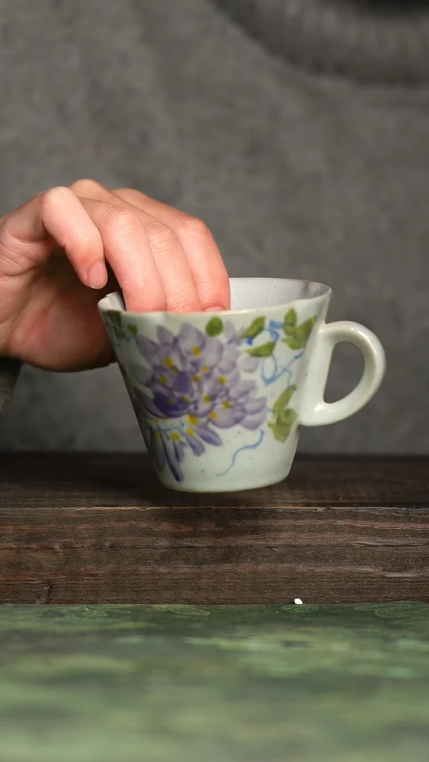 【闪购商品】杯青诗手工手绘瓷器