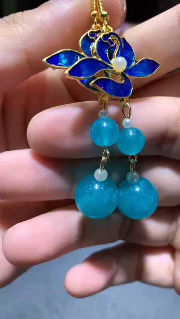 【闪购商品】石英质玉耳钉未镶嵌P92