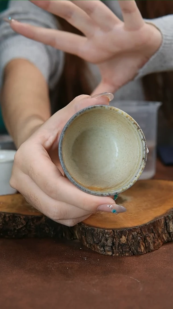 橒*生283木鱼炻纯手工茶器Y