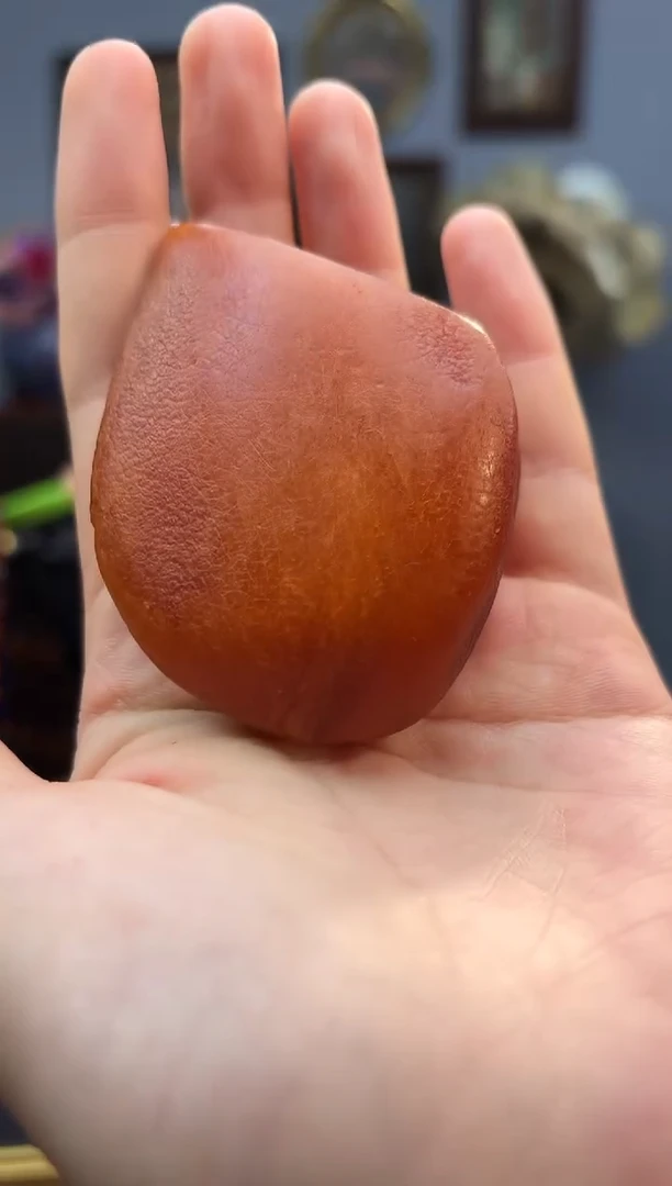 琥珀颈饰未镶嵌吊坠