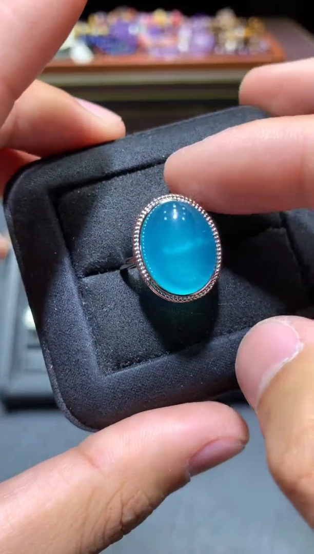 【闪购商品】天河石戒指未镶嵌L89【多样性发其一】