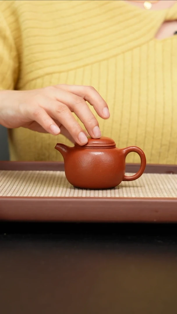 【闪购商品】紫砂茶壶小煤窑朱泥匏樽120