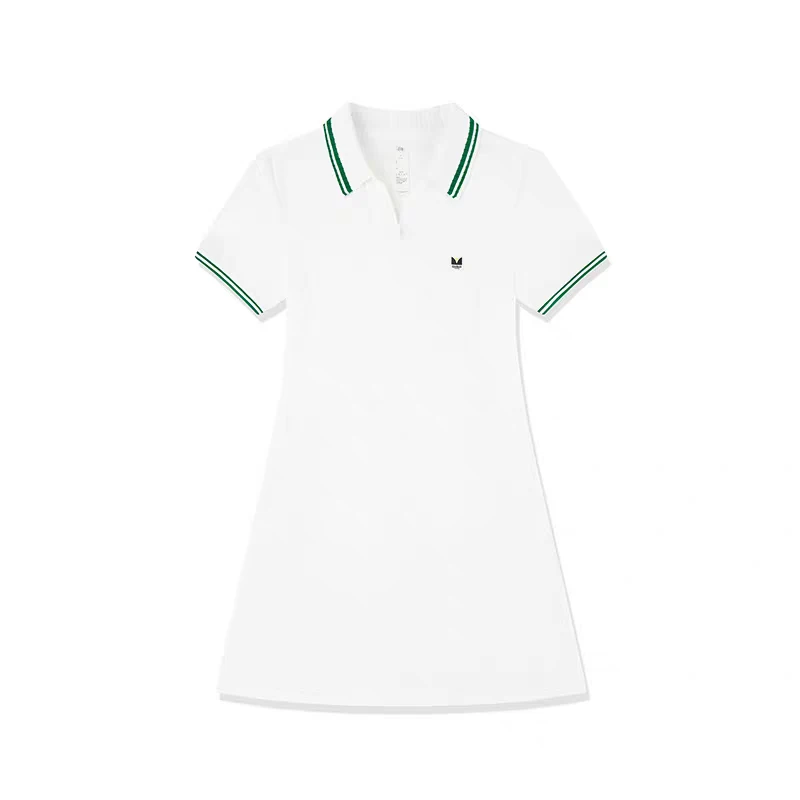 夏季甜美POLO翻领修身连衣裙2252722