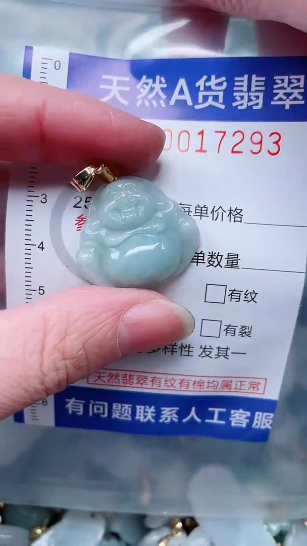 翡翠未镶嵌吊坠(不含链)1