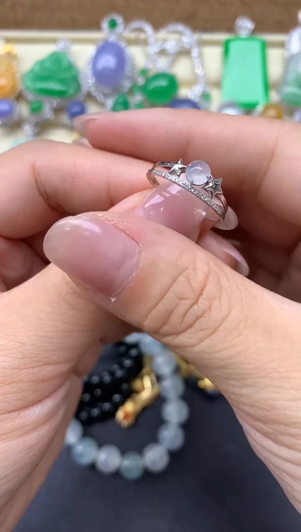 【闪购商品】翡翠戒指18K金镶嵌278-中国好珍宝