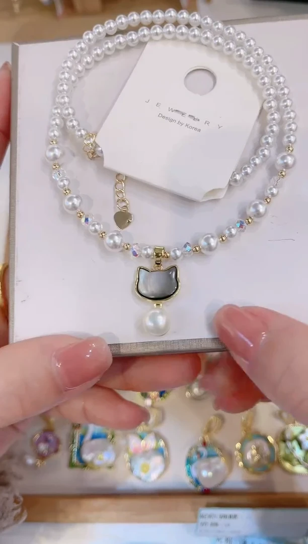 【闪购商品】淡水珍珠颈饰合金项链