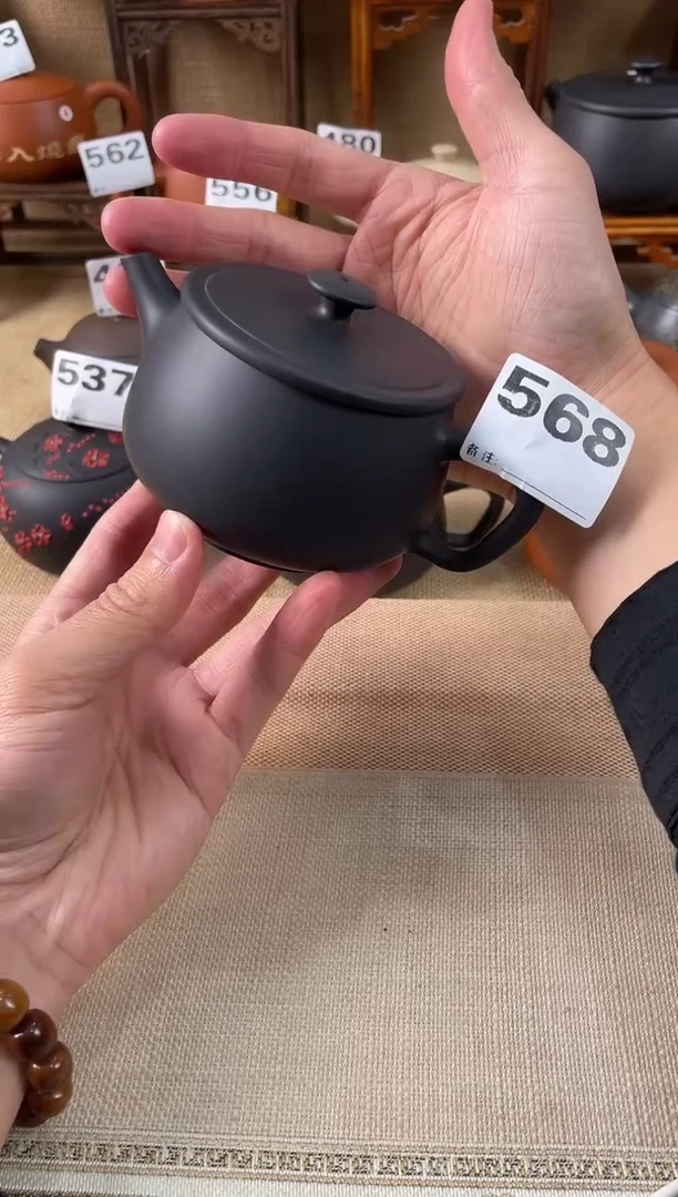 雨*七 建水紫陶单壶瑕疵放漏/A 568