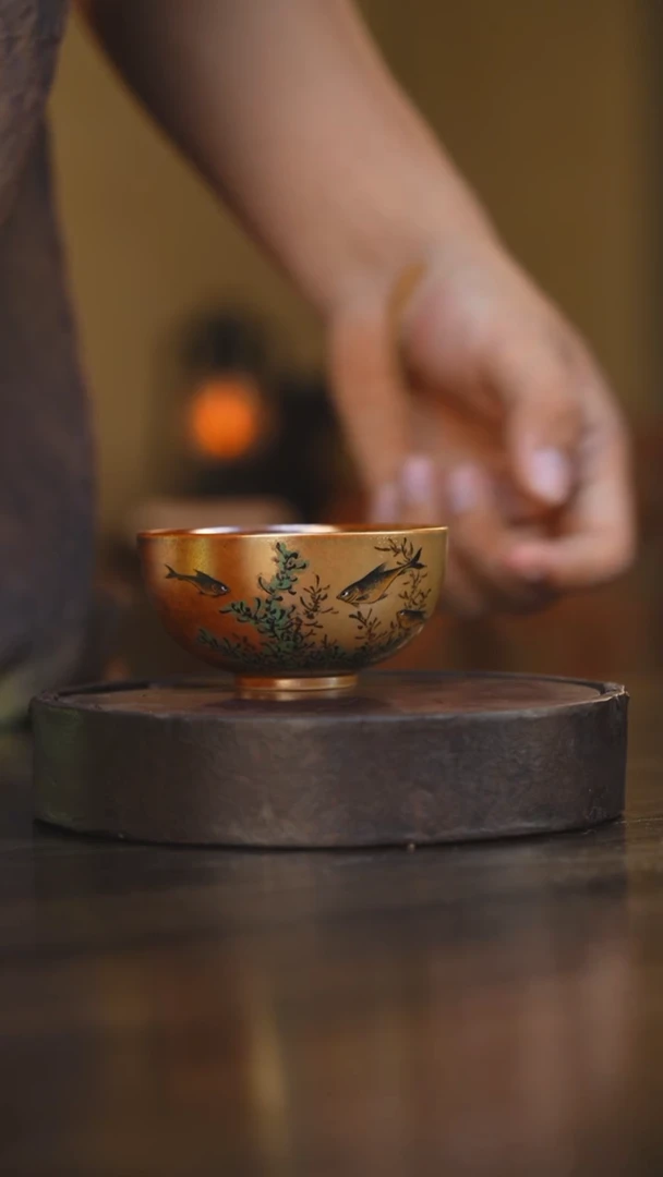 41柴房陶瓷柴烧茶碗