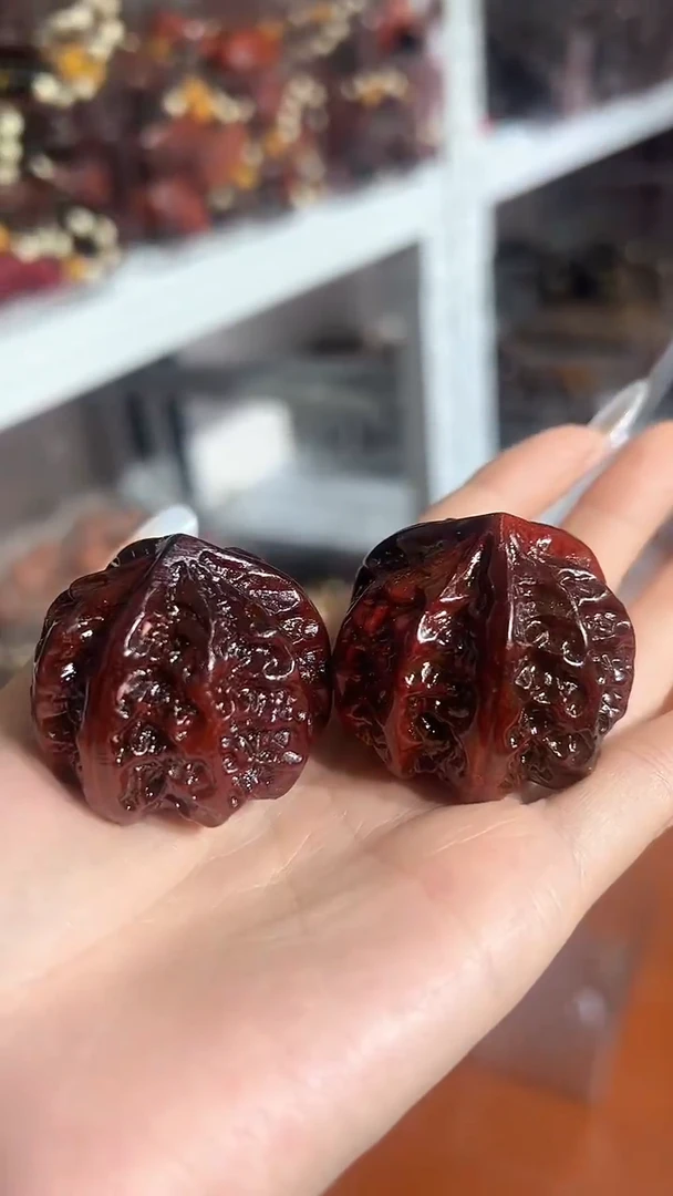 【闪购商品】非洲紫檀（红花梨）紫檀木核桃手球19.99