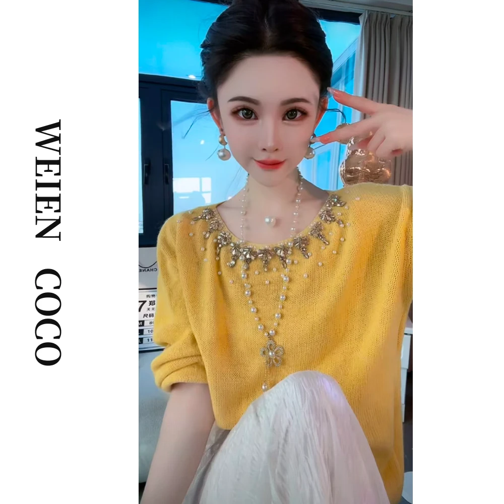 【薇恩COCO】长袖针织毛衣时尚修身套头新款打底衫S5617